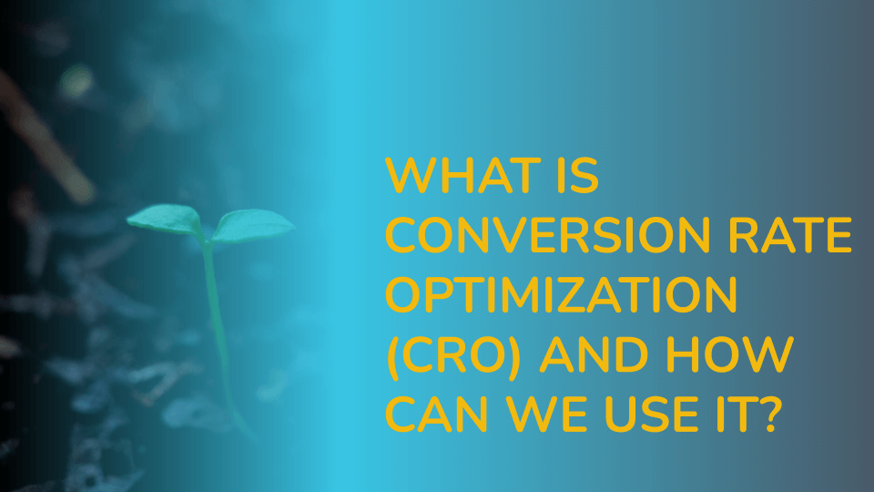 WHAT IS CONVERSION RATE OPTIMIZATION (CRO) AND HOW CAN WE USE IT?